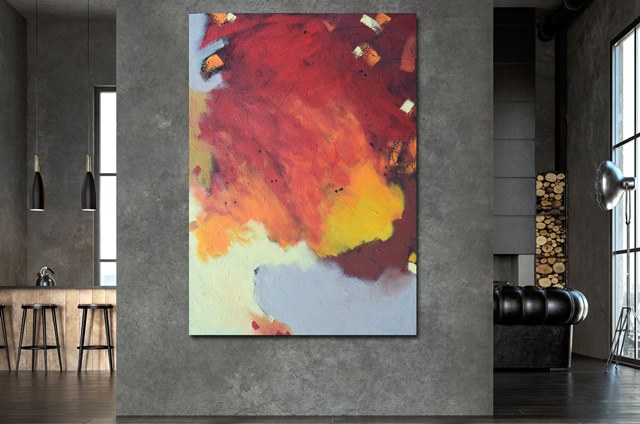 Strukturen Kunst Bild rot - aus knstlerhand.jpg